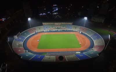 亚洲田径大奖赛比赛场：重庆江津体育场