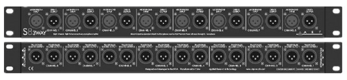 GULAUDIO  S8-3way 无源话筒分配器