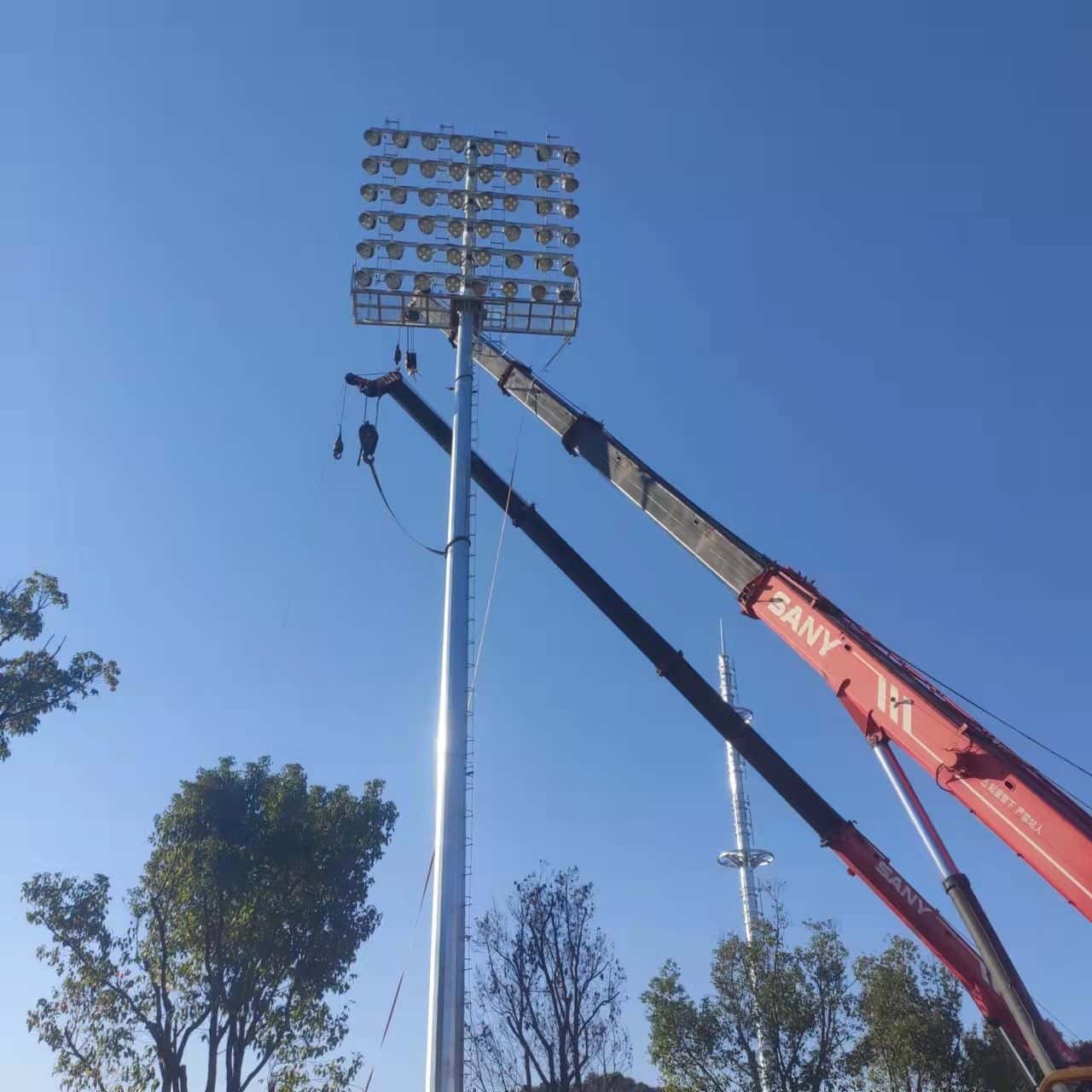 南平武夷新区体育中心照明亮化