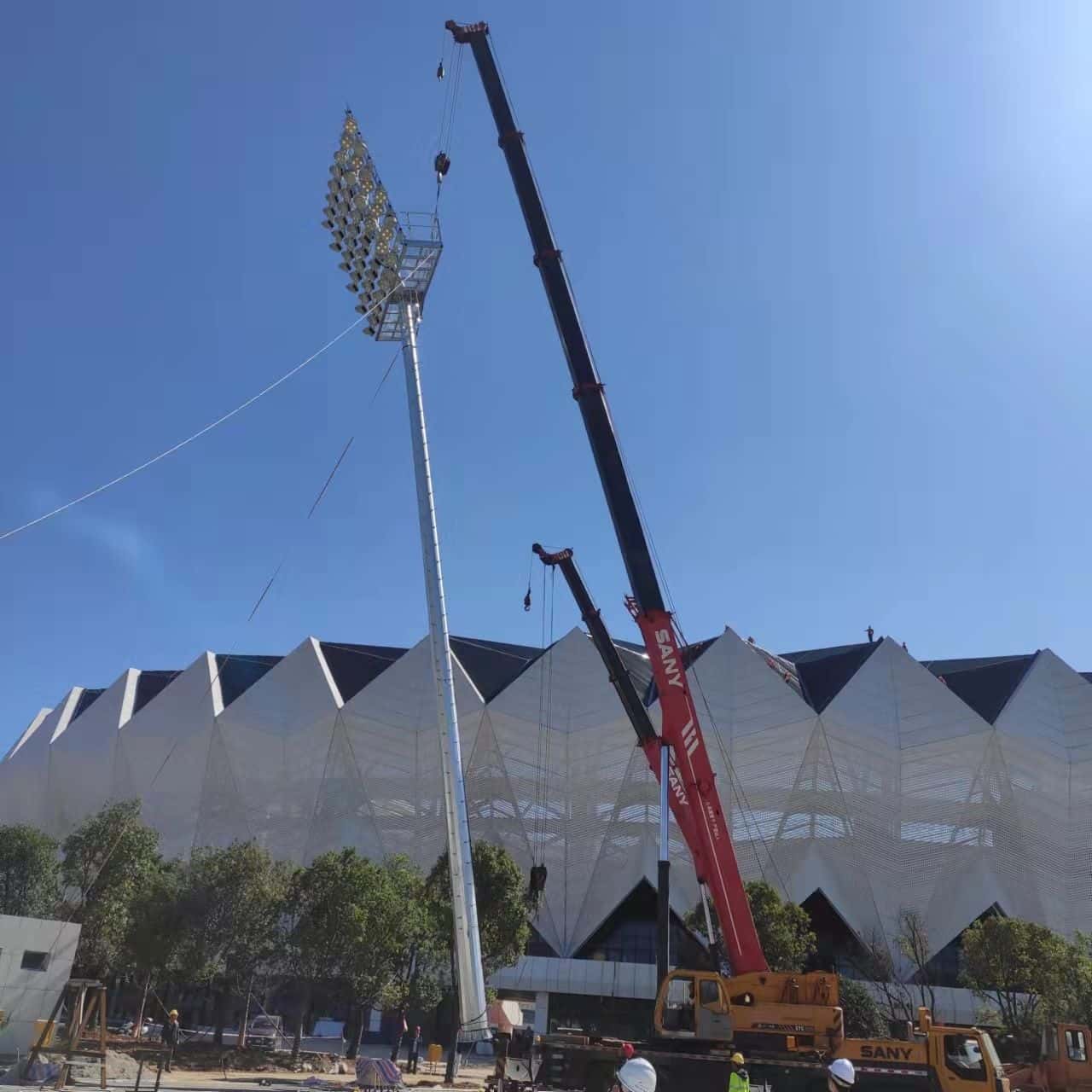 南平武夷新区体育中心照明亮化